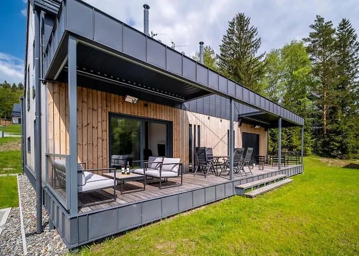 度假居 House U Hajenky 11p Lipno 伏尔塔瓦河畔利普诺